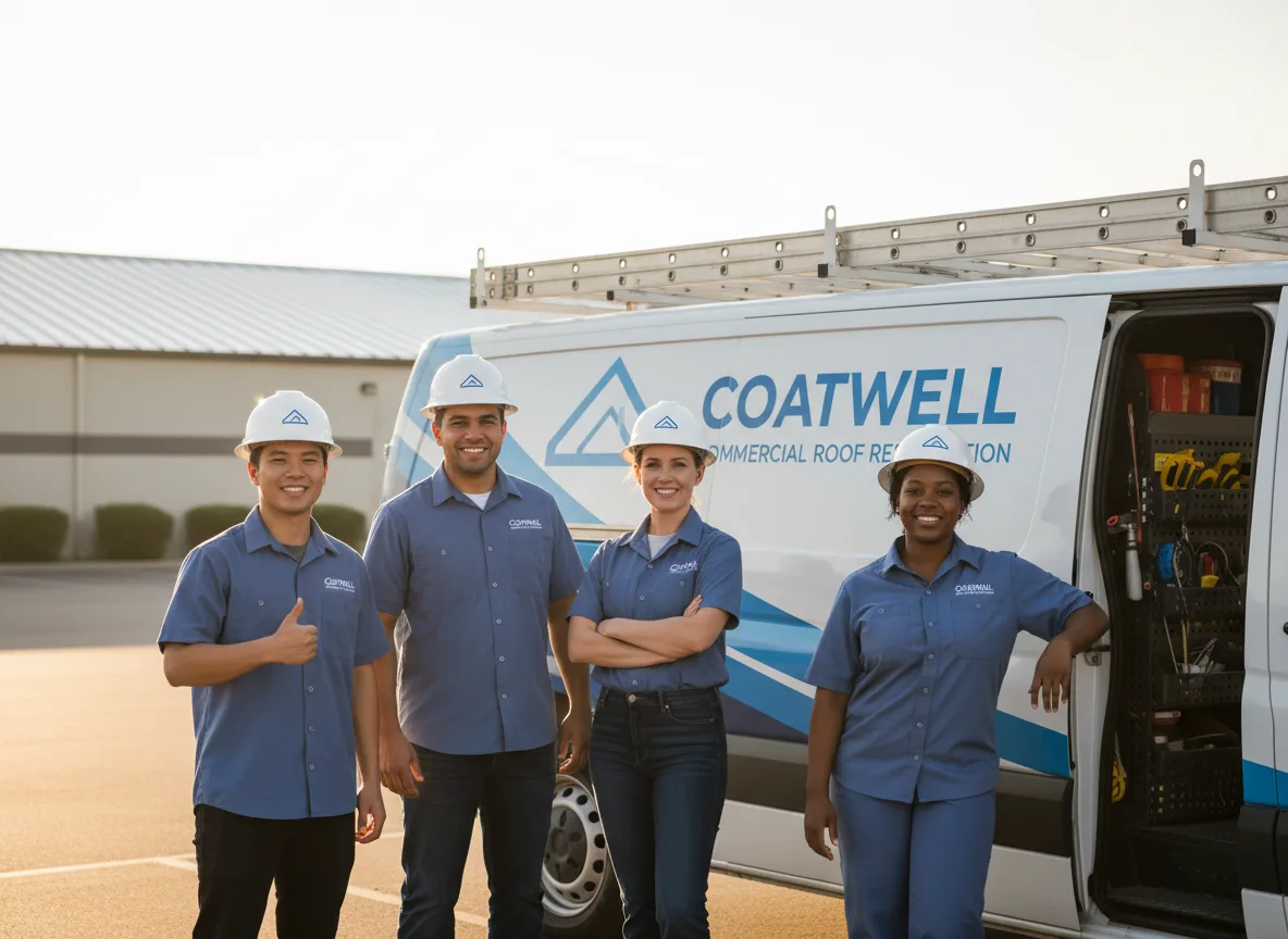 Commercial roof coating company in Cawood, KY